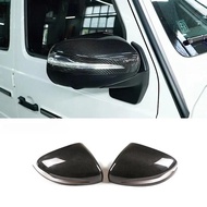 For Mercedes-Benz W464 G Class 2019-2024 G500 G63 G65 Real Carbon Fiber Rearview Mirror Cover Sticke