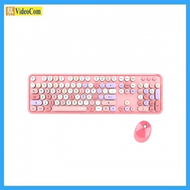 MOFii - 倉頡碼別注版 2.4G 無線鍵盤連滑鼠 (粉紅色) 780-4053