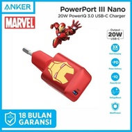 Anker Marvel Original PowerPort III Nano-20W A2633 Iron Man