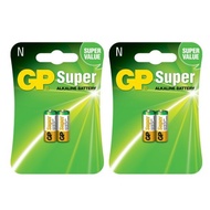 GP N Size LR1 Alkaline 1.5V 2pcs Battery Same As MN9100, 910A, E90 ( Twin Pack )
