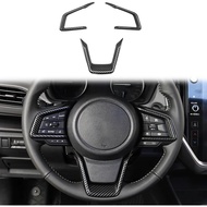 Steering Wheel Cover Trims for 2018-2024 Subaru Crosstrek Outback Legacy Accessories Steering Wheel 