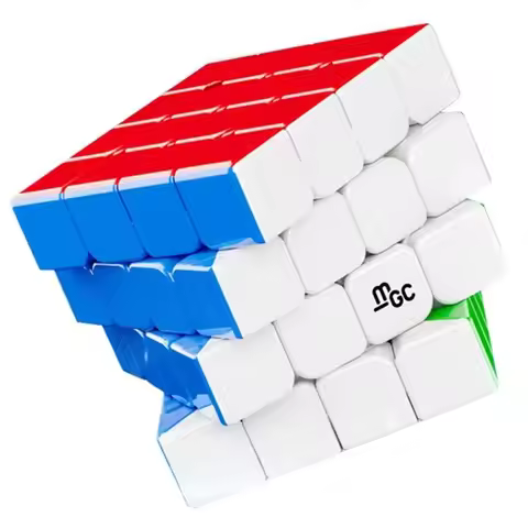 YJ MGC 4x4 Magnetic/UV/Micro Actuator Version Speed Cube Professional Puzzle Toys For Children Kids 