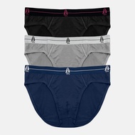 Hush Puppies 3pcs Men Briefs Bamboo Elastane Classic HMB705535