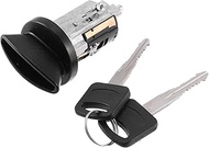 X AUTOHAUX Ignition Switch Lock Cylinder with Key 1F2009012B 1L3Z11582A Replace for Ford F-150 1996-