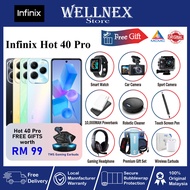 Infinix Hot 40 Pro / Hot 40i (8+256) Original Infinix Malaysia Warranty
