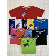 ❂Cuvex Plain Colored Roundneck Tshirt for Kids✩white tshirt para sa mga bata