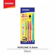 [12+1] Greebel Popline Ballpoint Pen 0.5 mm Ballpoint Pen/ Ballpoint Pen/ Pen/ Stationery/ [12 pcs +