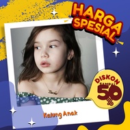 Children's Name NECKLACE TITANIUM Stainless Steel Children's Name NECKLACE TITANIUM Name NECKLACE Ch