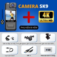 Máy Quay Hành Trình Xe MáyVideo 4K-60fps sắc nétChống rυng - Camera Mini Không Dây Cầm Tay