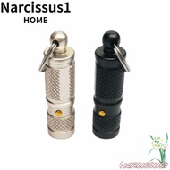 NARCISSUS EDC Tool, LED Light Aluminum Alloy Emergency Keychain Light, Portable Mini Flashlight Outd