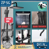 ZP Rain Shower Set Pressurized Shower Head Bathroom Rain Shower Head Multifunctional Shower Head Set Shower Head