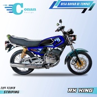 Striping RX King Variasi Motor setriping RX king Variasi terbaru Motif Three Line – Conan Design Sti