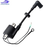 6E0-85570 Ignition Coil With Cap For Yamaha Boat Engine 2 Stroke 4HP 5HP Parsun Powertec SEAPRO etc 