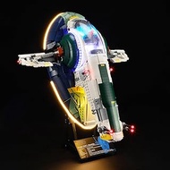 GEAMENT LED Light Kit Compatible with Lego Jango Fett's Firespray-Class Starship Building Blocks Mod
