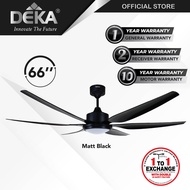 (2024 New) Deka+ NEON 66 LED 66" 6 Blades Dc Motor Ceiling Fan with LED LIGHT | 16 Speeds | Ceiling Fan Siling Fan Kipas Siling Murah 风扇