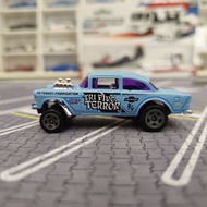 HOT WHEELS LOOSE 55 CHEVY BEL AIR GASSER YOUNG TRI FIVE TERRORbiru