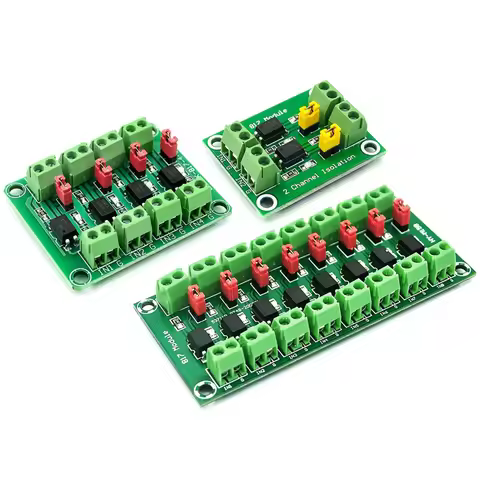 817 Optocoupler 2/4/8 way voltage isolation board Voltage control adapter module Driver Optical isol