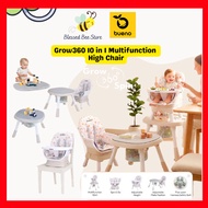 Bueno Grow360 10in1 Multifunction High Chair & Activity Center (6 Months to 25kg)