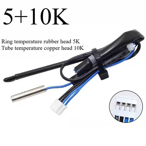 For LG air conditioner indoor on-hook temperature sensor 5K+10K plastic head copper head temperature