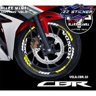CUTTING STICKER CBR 150R RIM - HONDA CBR 150 R 10 TIRE/RIM VARIATION LIST STICKER