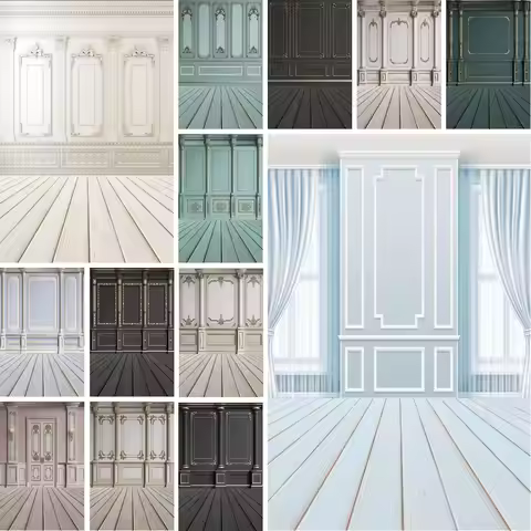 MOON.QG Western Vintage Living Room Photo Studio Wall Backdrop 3D Photography Wallpapers Background 