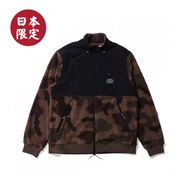 POLER CEDAR FLEECE 刷毛立領長袖外套 咖啡迷彩