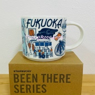 starbucks Mug you been there Japanese Fukuoka Japan 14 oz Limited Edition