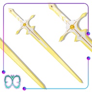 REPLIKA KAYU Genshin Impact Property - Aether Sword Cosplay - Replica Wooden Sword Toy