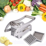 【Local Seller】Stainless Steel  French Fries Potato Cutter French Fries  Slicer Potato Chips Maker Cu