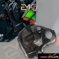 MESIN Kabon Cover Engine Zx25R Zx 25 R Zx4 Carbon Kevlar Large Engine Cover