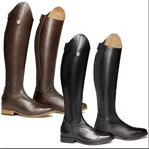 Women's Boots Over The Knee Retro Simplicity Knight Boots Low-heel New Outdoor High Quality Party Cl
