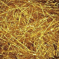 SOFPLATE 100G Paper Shred Filler Gold Gift Basket Filling Paper Plastic Shiny Metallic Iridescent Fi