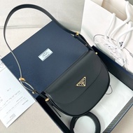 PradaPRADA Exquisite Calfskin Shoulder Bag 1BD365 Crossbody Bag Underarm Bag Handbag Handbag Female 
