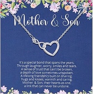 Mother and Son Necklace, Mom Gift from Son, Mother Necklace from Sons, Sons to Mom Birthday Christma