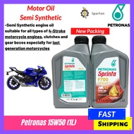 PETRONAS Sprinta F700 15W50 SEMI SYNTHETIC Engine Oil 1L
