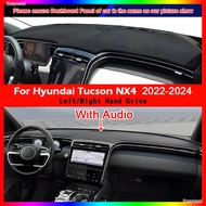 For Hyundai Tucson Nx4 2022 2023 2024 Car Dashboard Mat Accessories  Protection