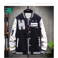 Original MCHL Varsity Baseball Sweater Jacket - Varsity Bomber Jacket - Men's Varsity Baseball Jacke