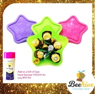 Beehive Chocolate Star Bowl Chocolate Gift Set Container (Green)