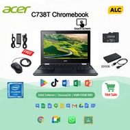 Murah Acer C738T Chromebook，4GB RAM, 32GB SSD,  for study and games， Touchscreen Original Notebook
