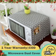 30x90cm Microwave Oven Cover Kitchen Decoration Microwave Oven Dustproof Cloth Dust Cover