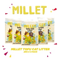 SOAR Millet Tofu Cat Litter 2KG/6L 5 Packs Combo