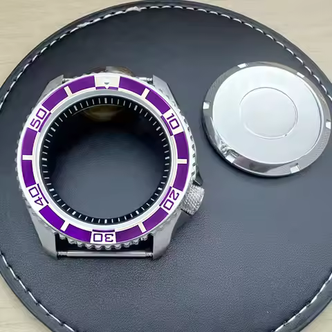 42mm Black SKX007 Watch Case Sapphire Glass Fits NH35 4R NH36 7S Movement 28.5mm Dial With Bezel Ins