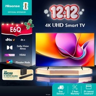 [FREE Installation][2026 New]  Hisense 43-85 inch 4K UHD Dual Band WiFi Voice Control Smart TV/ Dolb