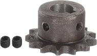HARFINGTON 06B Roller Chain Sprocket 13T Pitch 3/8" 14mm Bore A3 Carbon Steel Motor Drive Gear
