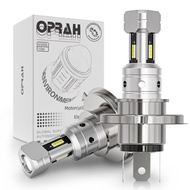 Oprah H4 LED H6 BA20D P15D H7 LED Motorcycle Headlight Bulbs CSP Lens White Yellow Scooter Accesso