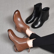 Chelsea Short Boots Women's Boots Women's Single Boots Low Heel Round Toe