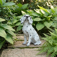 Dalmatian Garden Sculpture Resin Dalmatian Figurine Dog Figurine Realistic Dog Sculpture Hand-Painte
