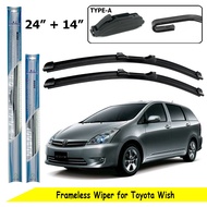 Brainbox Frameless Wiper Toyota Wish Wiper Blade Car Windshield