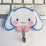 FF Gantungan Baju Lucu Stiker Dinding Sanrio Pintu / Kait Serbaguna Sanrio / Kait Akrilik Mulus Tanp