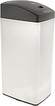 Lamart Stainless Steel Touchless Dust Bin, 45L, Stainless Steel/Black